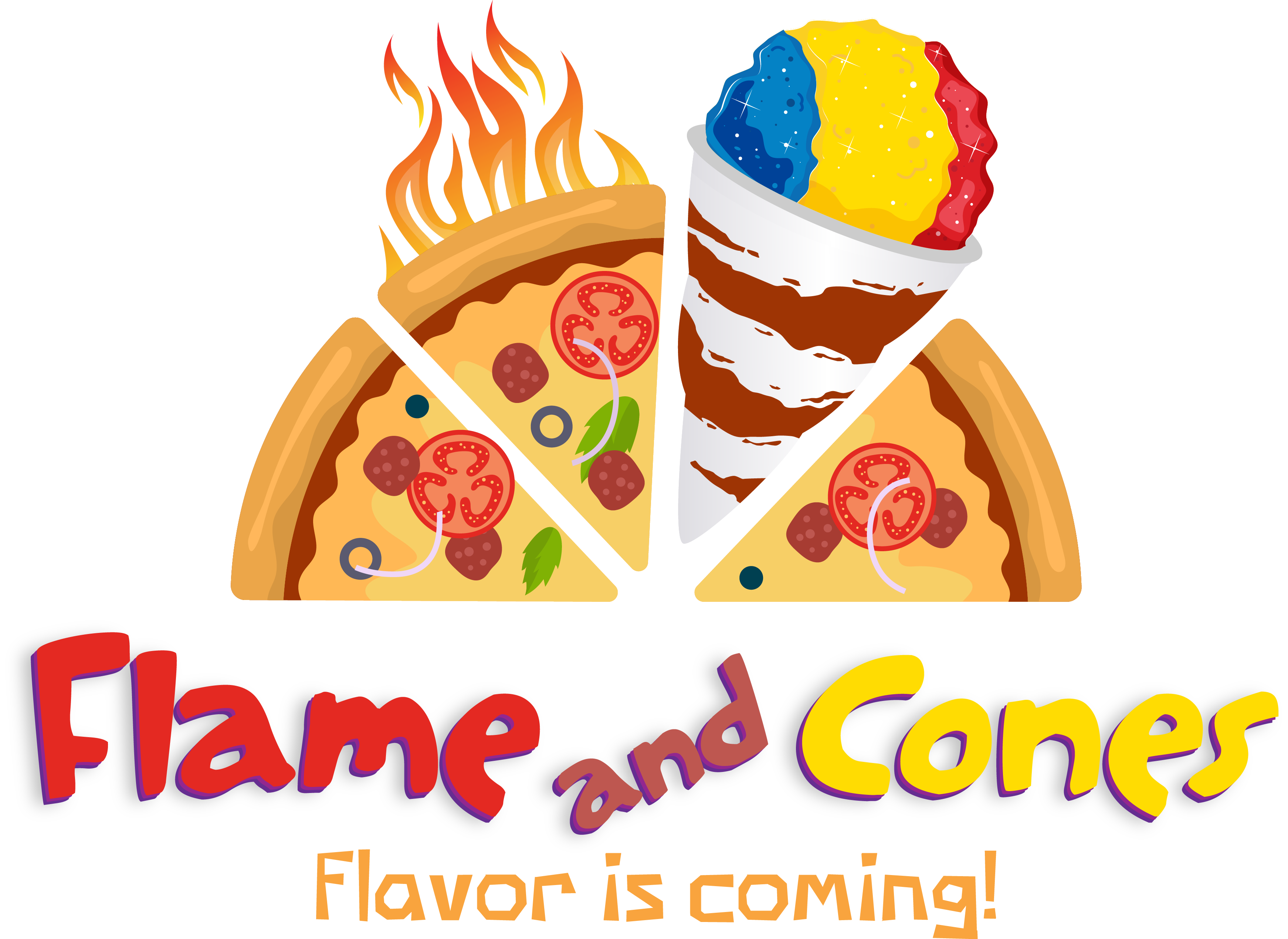 Flame and Cones Food Truck